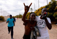 More than 100 migrants made it into the enclave, Spanish officials said/Credit: Getty Images