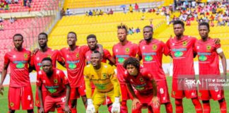 Asante Kotoko players