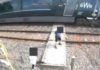 As the 125mph train approached, the two children were seen dancing and playing on the line source: mirroruk