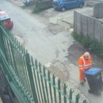 Chilling moment alleged killer drags wheelie bin with woman’s body inside Neculai Paizan, 64, seen with a wheelie bin in a CCTV photo released by police (Image: PA)