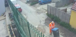 Neculai Paizan, 64, seen with a wheelie bin in a CCTV photo released by police (Image: PA)