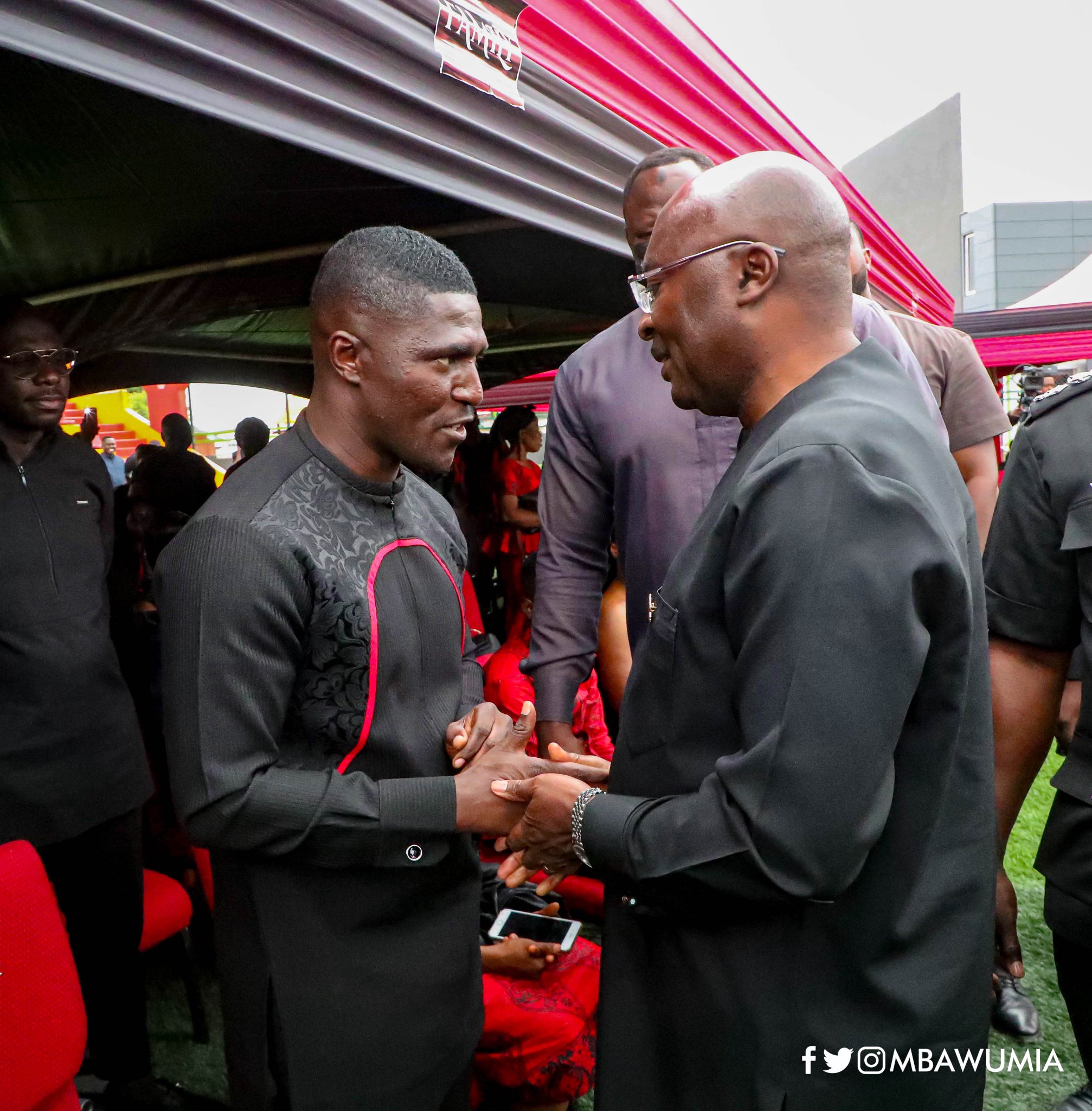 Bawumia and NPP gurus mourn with Dr Boadi Nyamekye [Photos]