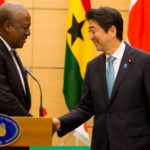 John Mahama and former Japanese Prime Minister, Shinzo Abe