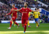 File photo dated 12-03-2022 of Liverpool's Mohamed Salah celebrating against Brighton in May 2022. Liverpool forward Mohamed Salah has signed a new long-term contract, the club have announced. Issue date: Friday July 1, 2022.