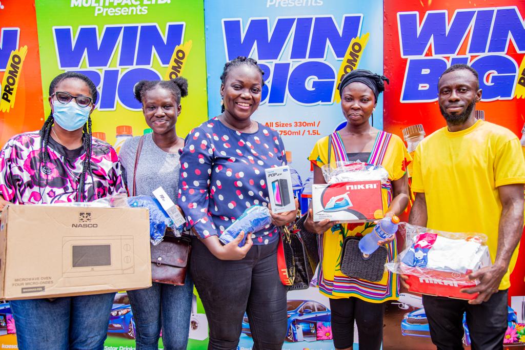 Multi-Pac Ltd awards winners in 'Win Big Promo' draw in Accra