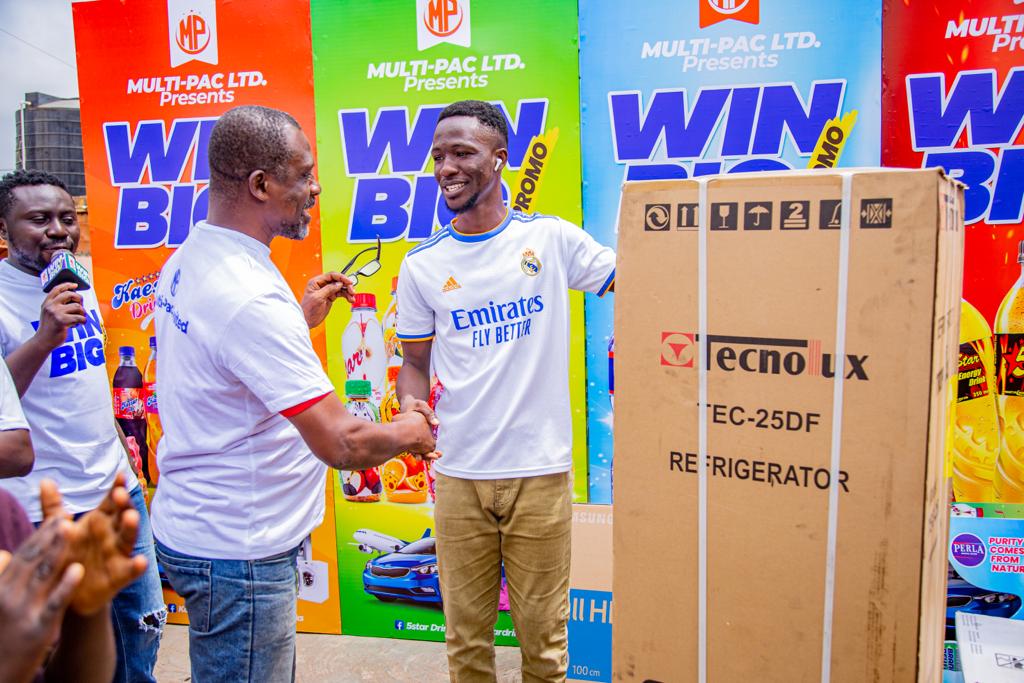 Multi-Pac Ltd awards winners in 'Win Big Promo' draw in Accra 