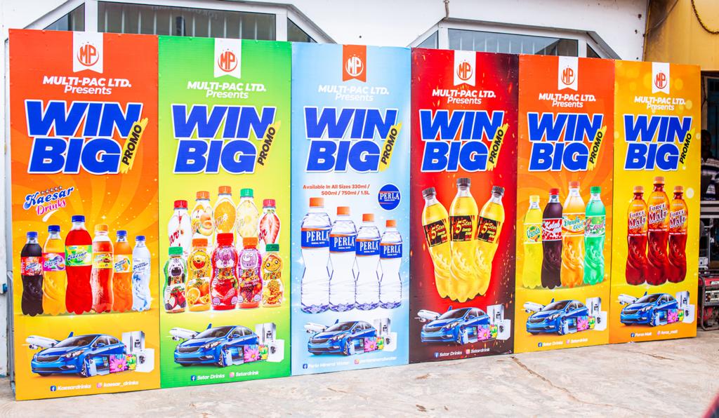 Multi-Pac Ltd awards winners in 'Win Big Promo' draw in Accra 