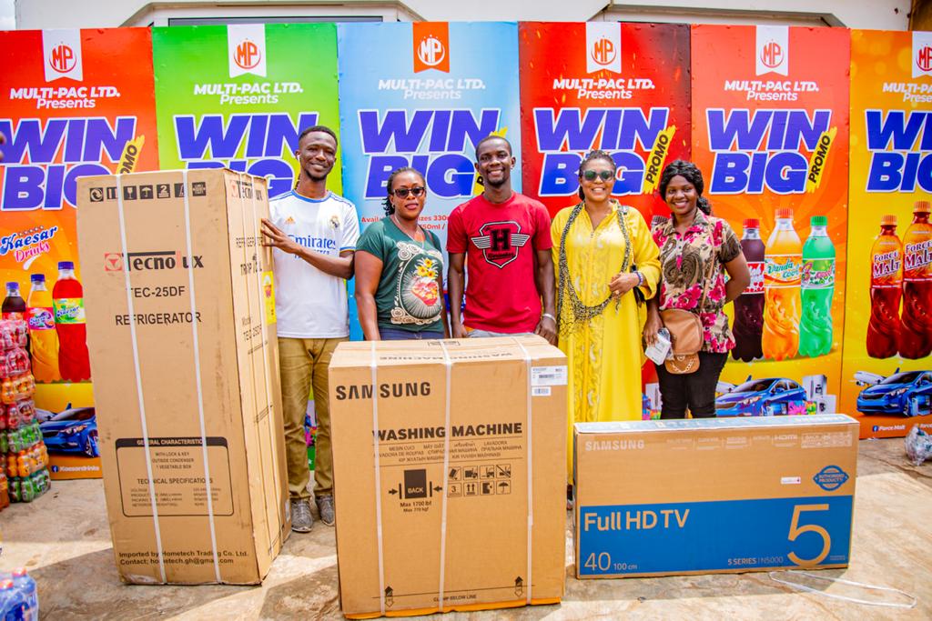 Multi-Pac Ltd awards winners in 'Win Big Promo' draw in Accra 