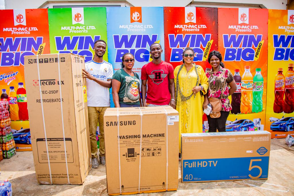 Multi-Pac Ltd awards winners in 'Win Big Promo' draw in Accra
