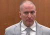 The former police officer pleaded guilty to the separate federal civil rights charges in December