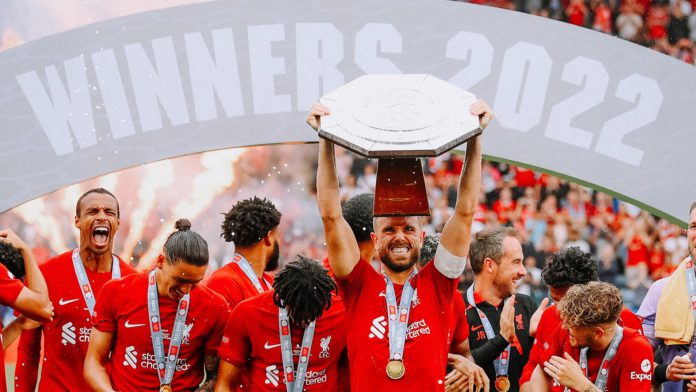 Liverpool celebrate Community Shield