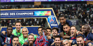 PSG celebrate