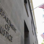 The exterior of the U.S. Department of Justice headquarters building in Washington. Photo by Jonathan Ernst