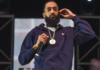 Nipsey Hussle, here in 2018, was fatally shot in 2019. (Getty Images)