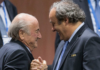 Sepp Blatter (left) and Michel Platini (right) during their days running FIFA and UEFA, respectively