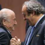 Sepp Blatter (left) and Michel Platini (right) during their days running FIFA and UEFA, respectively