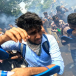One dead 84 injured in Sri Lanka protests Police had fired tear gas at protesters who attempted to break down the gates of the prime minister's office in Colombo/ Photo credit: Getty Images