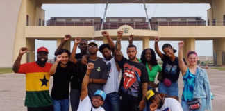 Chance The Rapper and Vic Mensa are in Ghana, this time, with about eight high school freshmen from Chicago in the US.