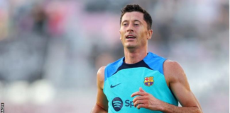 Robert Lewandowski was in Florida for Barcelona's pre-season friendly against Inter Miami on Tuesday/ Photo credit: Getty Images