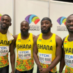 The quartet of Sean Sarfo-Antwi, Benjamin Azamti, Joseph Manu, and Joseph Paul Amoah reached the final of the world championships in Oregon.