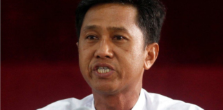 Prominent pro-democracy activist Kyaw Min Yu, or Ko Jimmy (pictured here in 2012), was one of the four executed/ Photo credit: Reuters