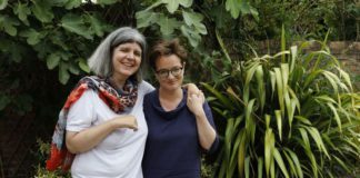 Nancy Campbell with her partner Anna Zvegintzov (Image: DAILY EXPRESS)