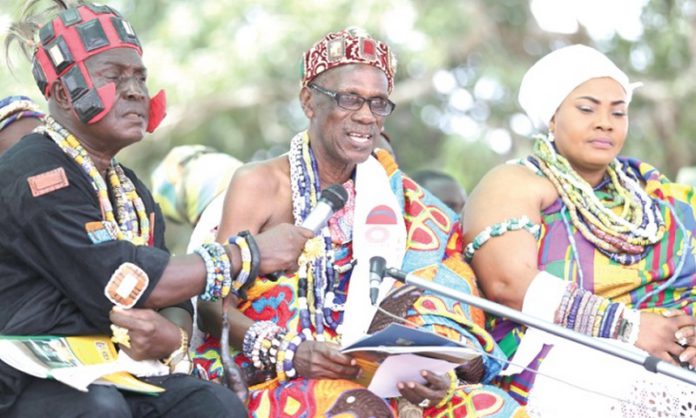 Djetse Abram Kabu Akuaku III, Paramount Chief of the Ada Traditional Area Credit :The Publisher