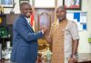 Sports Minister [L] and Charles Osei Asibey [R]