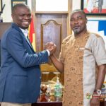 Sports Minister [L] and Charles Osei Asibey [R]