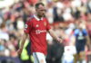 Christian Eriksen of Manchester United reacts after losing the English Premier League soccer match between Manchester United and Brighton Hove Albion in Manchester, Britain, 07 August 2022. EPA/Peter Powell EDITORIAL USE ONLY. No use with unauthorized audio, video, data, fixture lists, club/league logos or 'live' services. Online in-match use limited to 120 images, no video emulation. No use in betting, games or single club/league/player publications