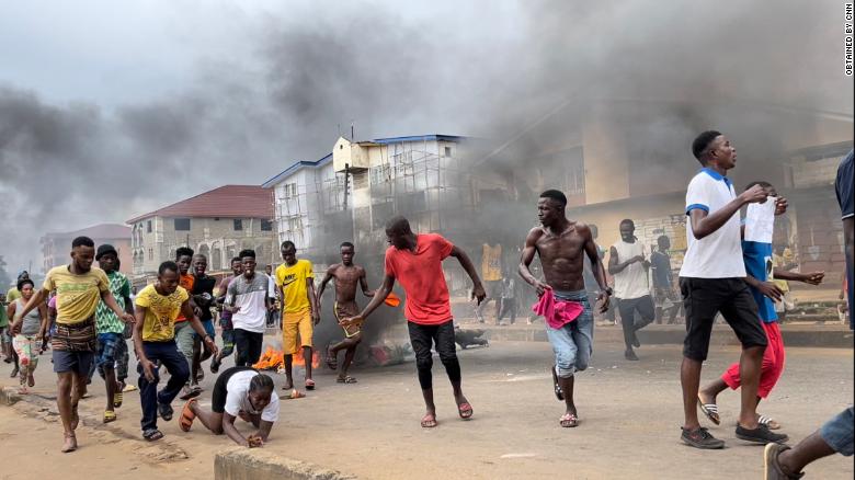 Sierra Leone Protest Eight Officers Killed Adomonline