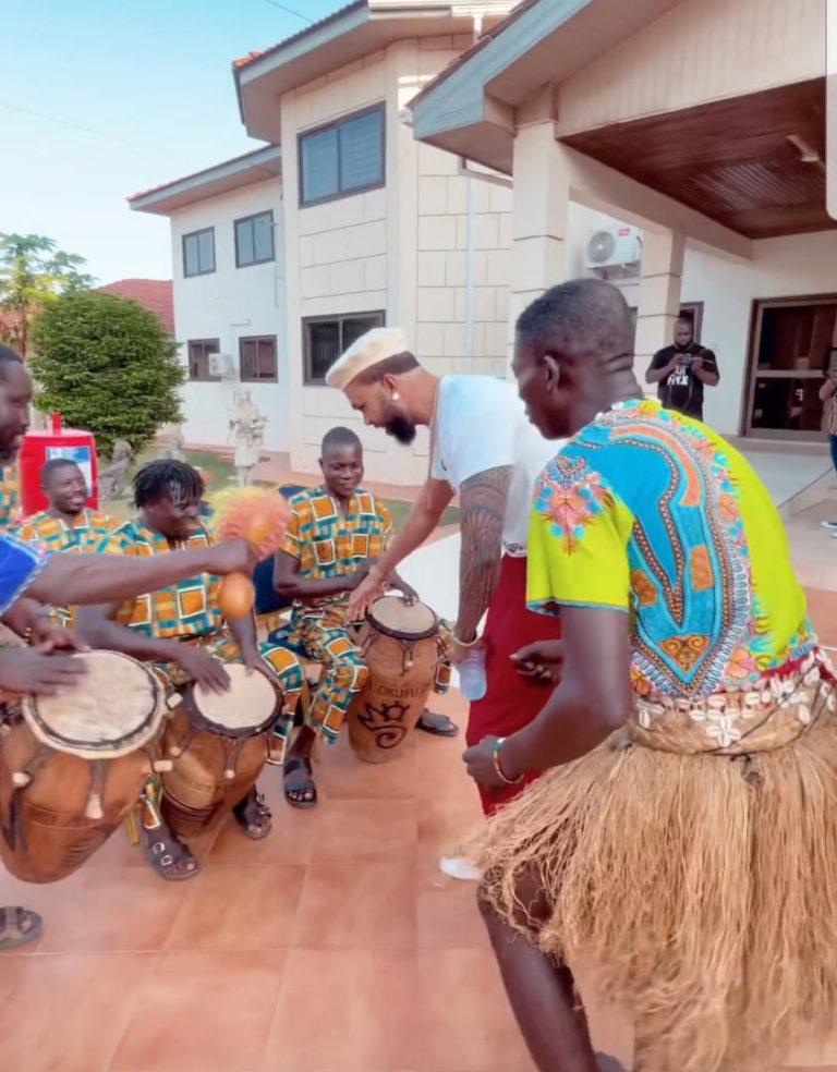 American artiste, Jidenna falls in love with Ghana [Video]