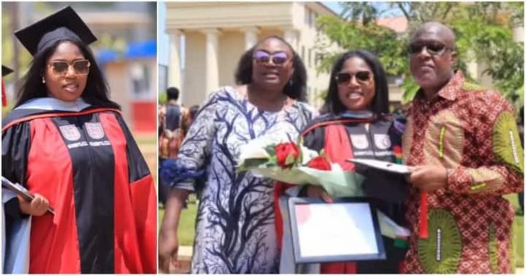 Sefa Kayi’s daughter bags best student award as she graduates from university