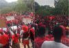 Commonwealth Hall residents protest