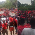 Commonwealth Hall residents protest