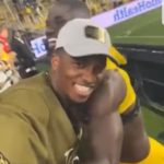 All smiles when Jonathan Mensah met Kofi Kinaata in US