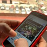 iOS user surfing the app store on his device in Ghana. [Image: Myjoyonline.com]