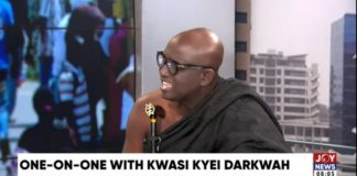 Broadcast journalist, Kwasi Kyei Darkwah (KKD)