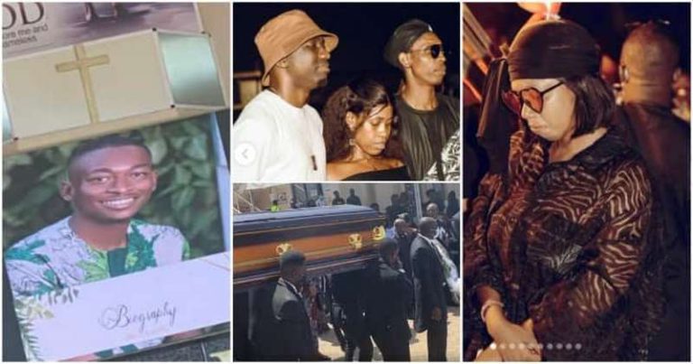 Tears flow as popular media personality is laid to rest