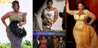 Tracey Boakye outfits for her wedding Source: PulseGH