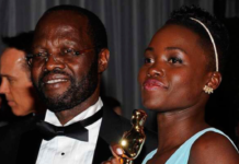 Lupita Nyong'o and his father Anyang Nyong'o. Photo source: Nairobi News