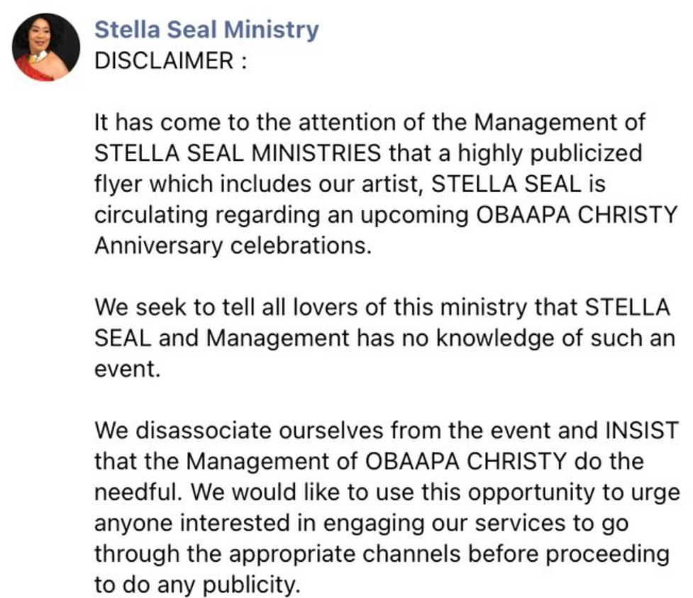 In the name of gospel, scammers thrive – Stella Steal’s manager amid Obaapa Christy’s brouhaha 