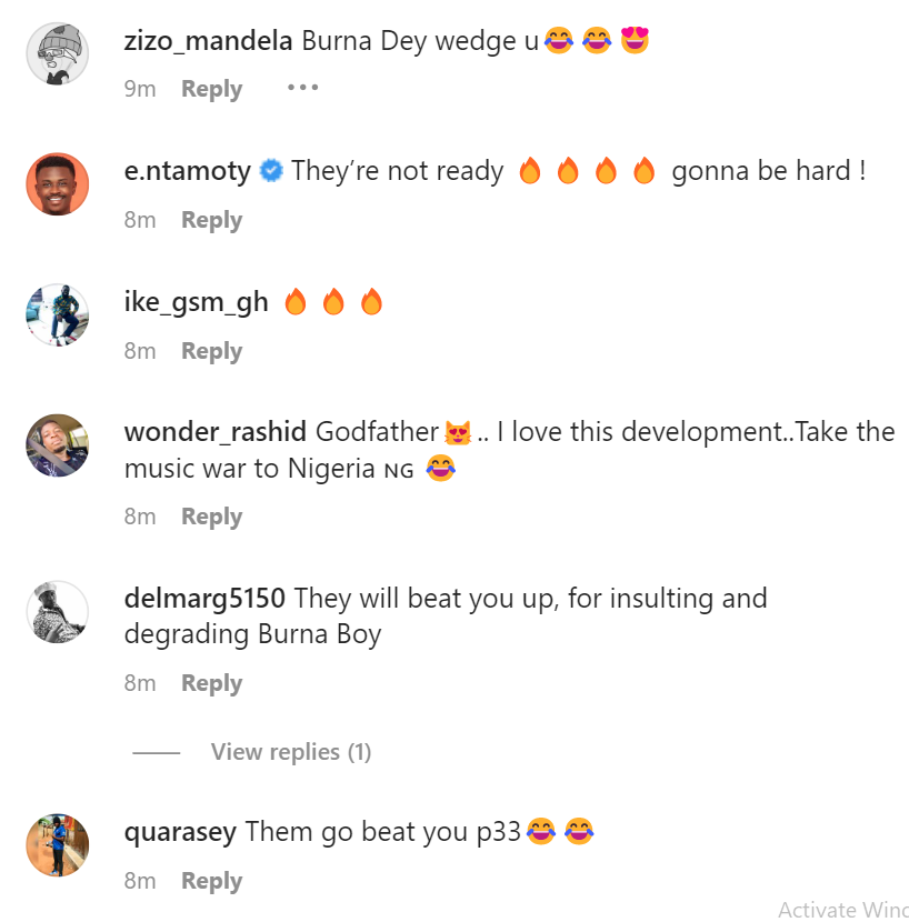 Check out reactions of Nigerians after Shatta Wale announces media tour in the country