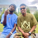 Fameye’s look in throwback photo with Kofi Kinaata causes stir Fameye and Kofi Kinaata in USA