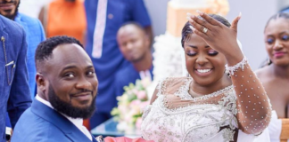 Tracey Boakye and her hubby, Frank Badu Ntiamoah | credit: Unlimited Studios