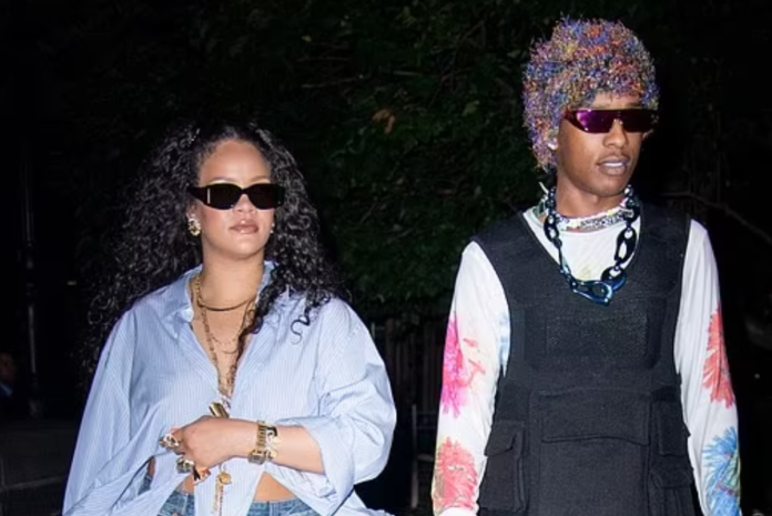 Rihanna and Asap Rocky | credit: Wavy Peter/ Splashnews.com