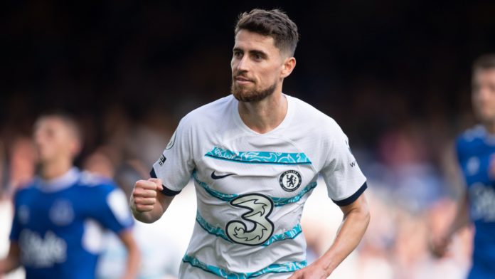 Jorginho celebrates