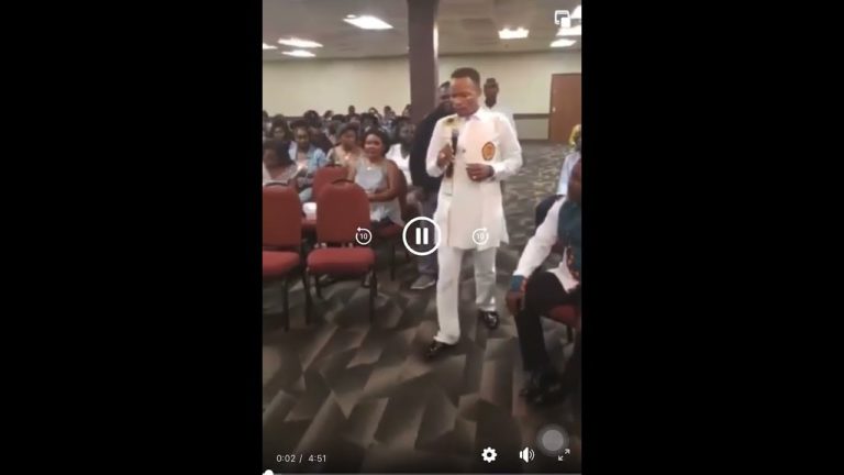 Bishop Salifu Amoako blasts USA church members for paying ‘little’ seed offertory