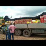 Mahama donates food items to Apiate victims; GH₵5K to relief fund