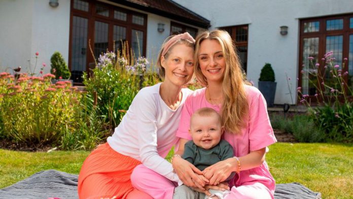 Leeanne (left) with Emma and Casper (Image: Jon Rowley)